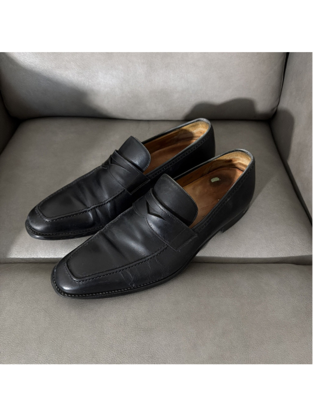 MEN’S MAGNANNI PENNY LOAFERS SHOES DRESS SIZE 11 D SLIP ON STYLE 12325 BLACK